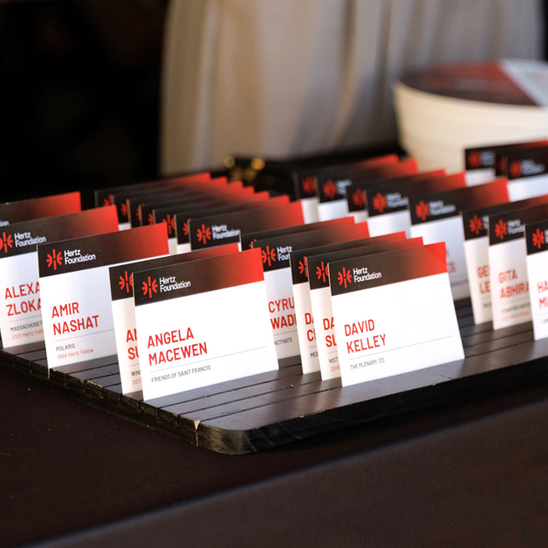 Hertz Foundation Business Cards