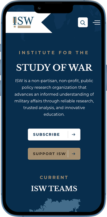 ISW Mobile Homepage