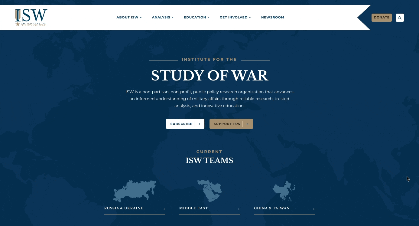 ISW Homepage Scroll