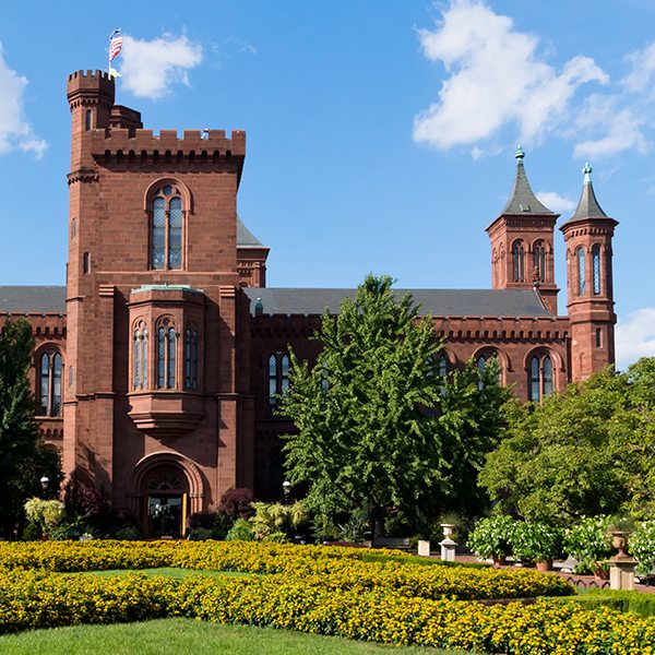 The Smithsonian Castle in Washington DC