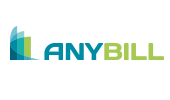 Logo that Grafik designed for Anybill a technology firm that supports a variety of methods for entering invoices and data into the system.