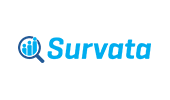 Logo for Survata, a web-based survey platform used by Grafik for audience research during brand strategy engagements.