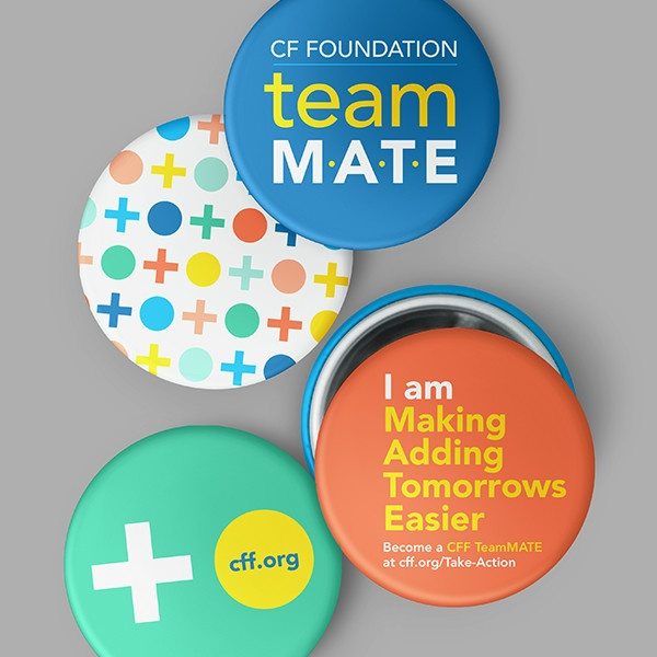 CFF buttons to further encompass the brand identity and marketing efforts for their TAKE ACTION campaign executed by digital designers at a top D.C. agency, Grafik.