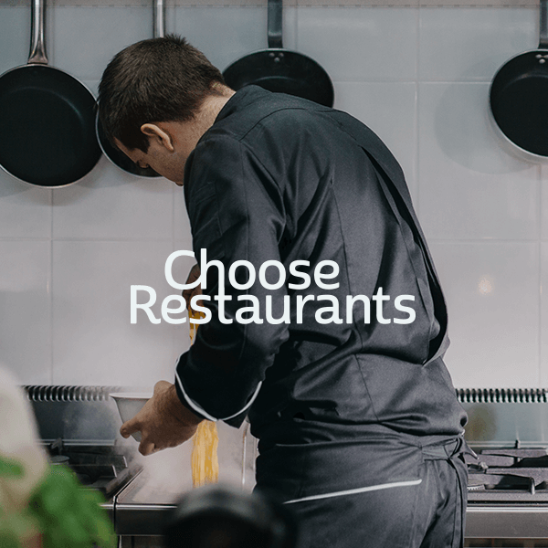 New logo design for NRAEF's new choose restaurants digital campaign.