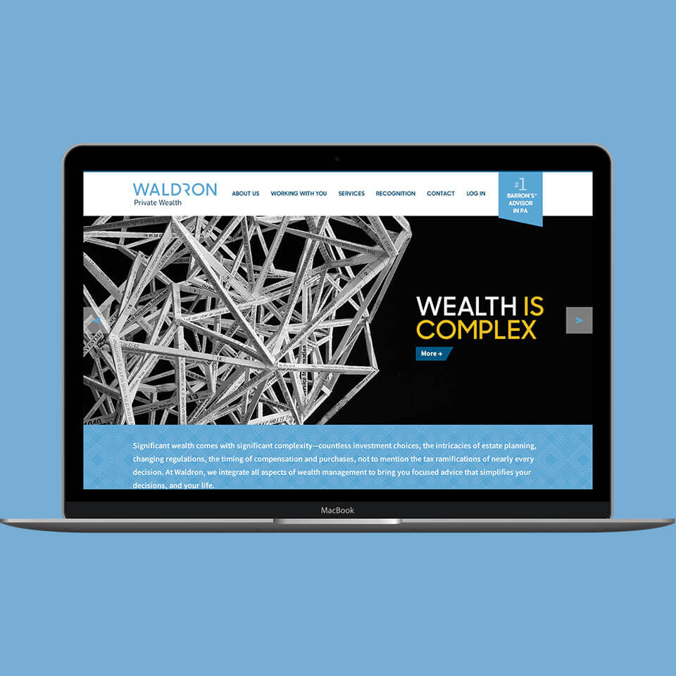 Top digital marketing agency, Grafik, redesigned Waldron's website to increase customer engagement and improve UX.