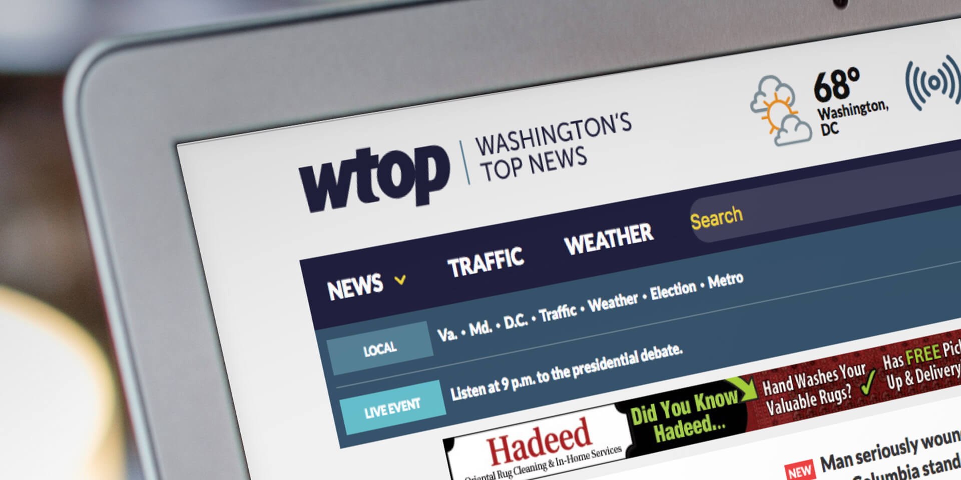 The new website of Washington DC's top news source.