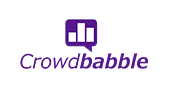 Logo for Crowdbabble, a social media analytics, measurement and reporting tool used by Grafik digital strategists.