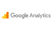 Logo for Google Analytics, the leading web analytics platform. Grafik's Digital Strategists are Google Analytics certified.