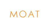 Logo for MOAT, an advertising analytics platform Grafik employs for clients during digital competitive intelligence research efforts.