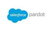 Logo for Salesforce Pardot, a marketing automation platform that Grafik specializes in implementing and supporting.