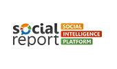 Logo for Social Report, a social intelligence platform used by Grafik's digital team.