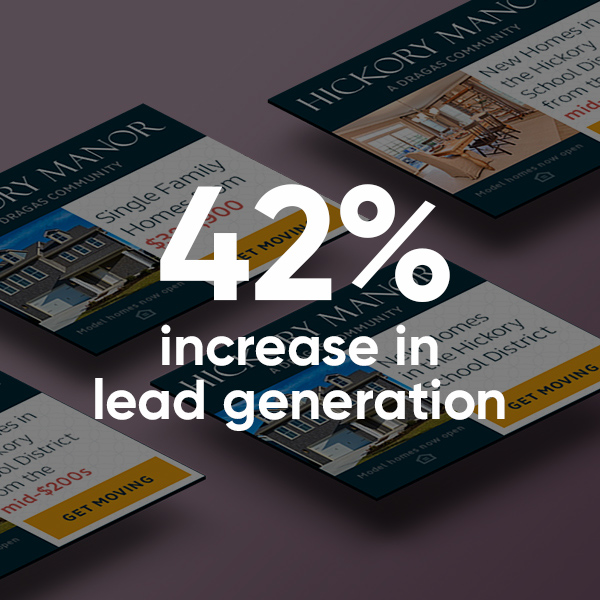 Dragas companies online ads with statistics - 42% increase in lead generation