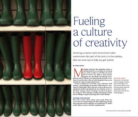 Fueling Creativity Article