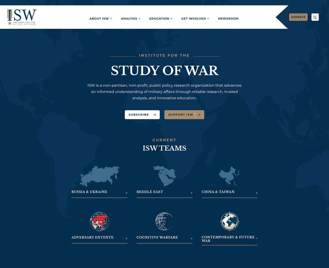 Institute for the Study of War: Homepage