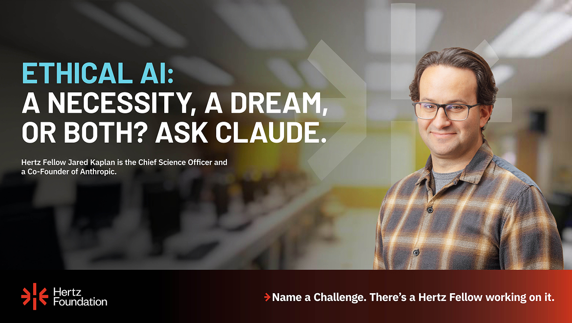 Hertz Fellow Jared Kaplan