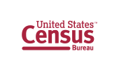 Census Bureau Logo, a principal agency of the U.S. Federal Statistical System, responsible for producing data about the American people and economy.