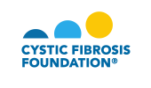 Cystic Fibrosis Foundation Logo, a 501 non-profit organization in the United States established to provide the means to cure and control cystic fibrosis.