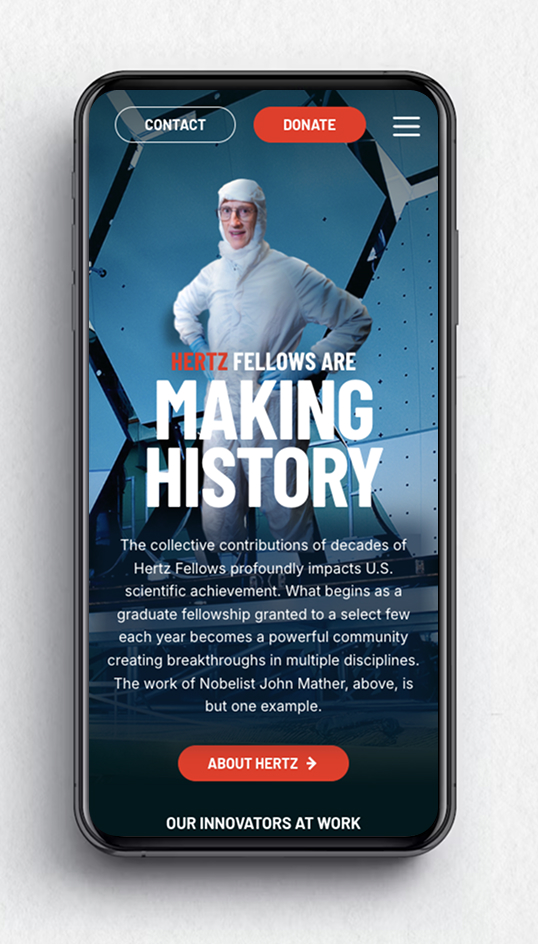 Hertz Foundation Mobile Display