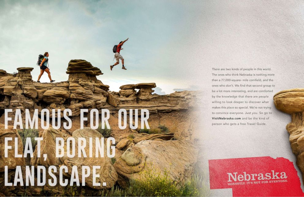Nebraska tourism ad