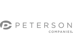 Peterson companies logo, real estate developer