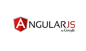 Logo for Angular, a platform for building mobile and desktop web applications.