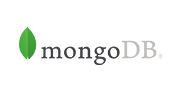 MongoDB Logo, a cross-platform document-oriented database program.