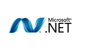 Microsoft Net logo, a developer platform with tools and libraries for building any type of app, including web, mobile, desktop, gaming, IoT, cloud, and microservices.