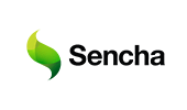 Sencha logo, a user interface JavaScript library, or web framework, specifically built for the Mobile Web.