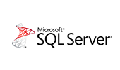 Microsoft SQL Server Logo, a relational database management system developed by Microsoft.