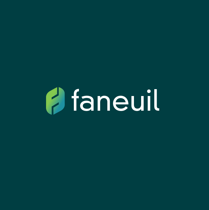 Faneuil's brand refresh needed a strong logo design to set the tone for the visual identity.
